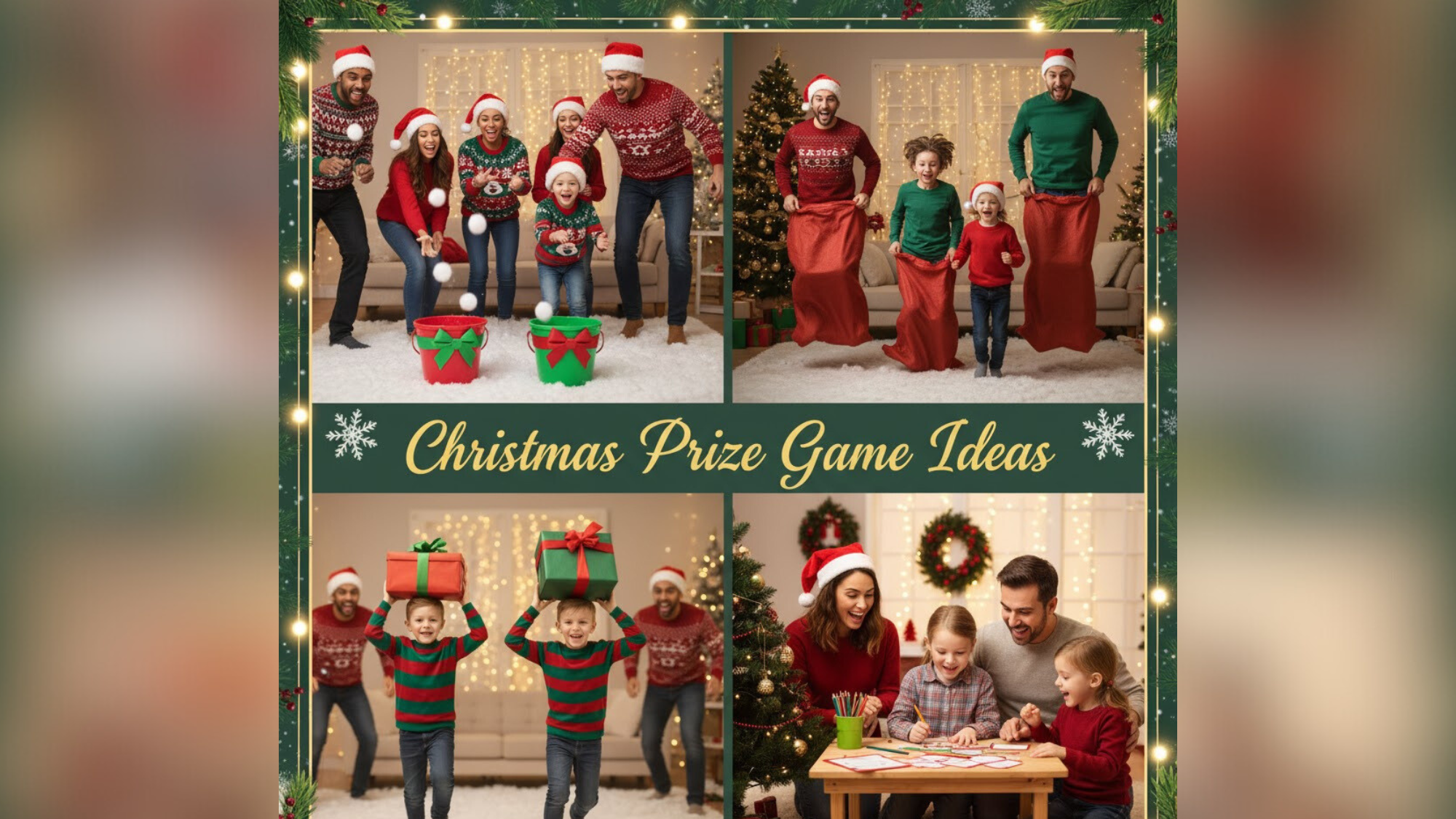 Christmas Prize Game Ideas