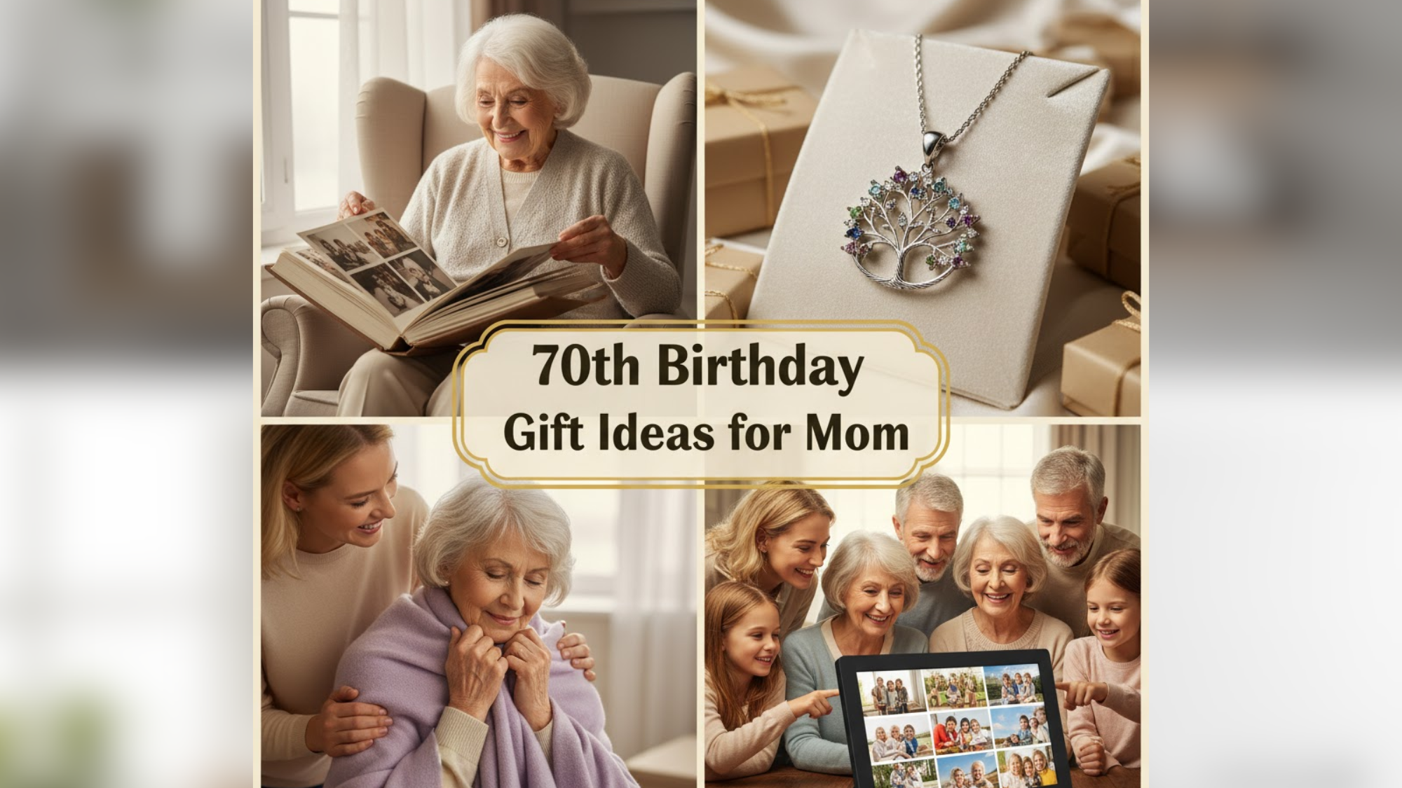 Seventy Years of Sparkle: Unforgettable 70th Birthday Gift Ideas for Mom