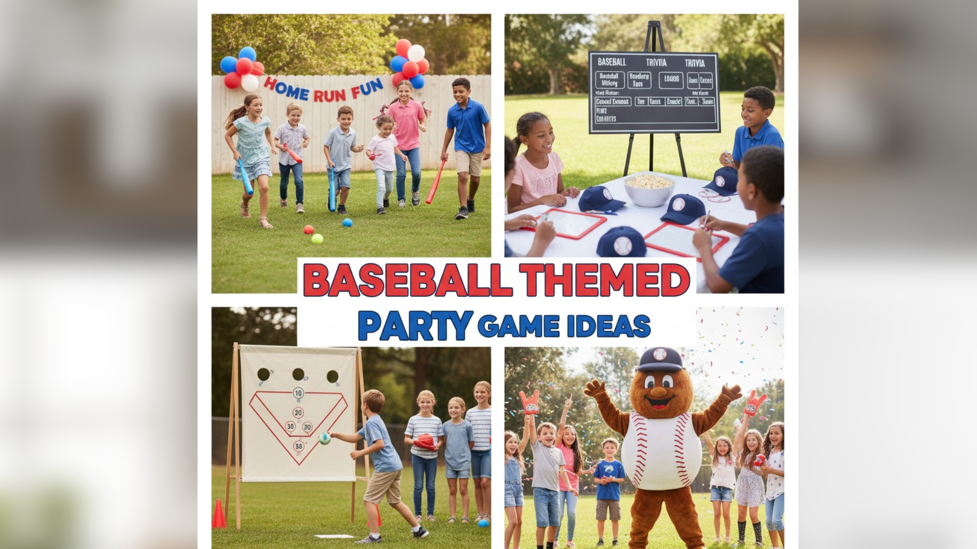 Baseball Themed Party Game Ideas