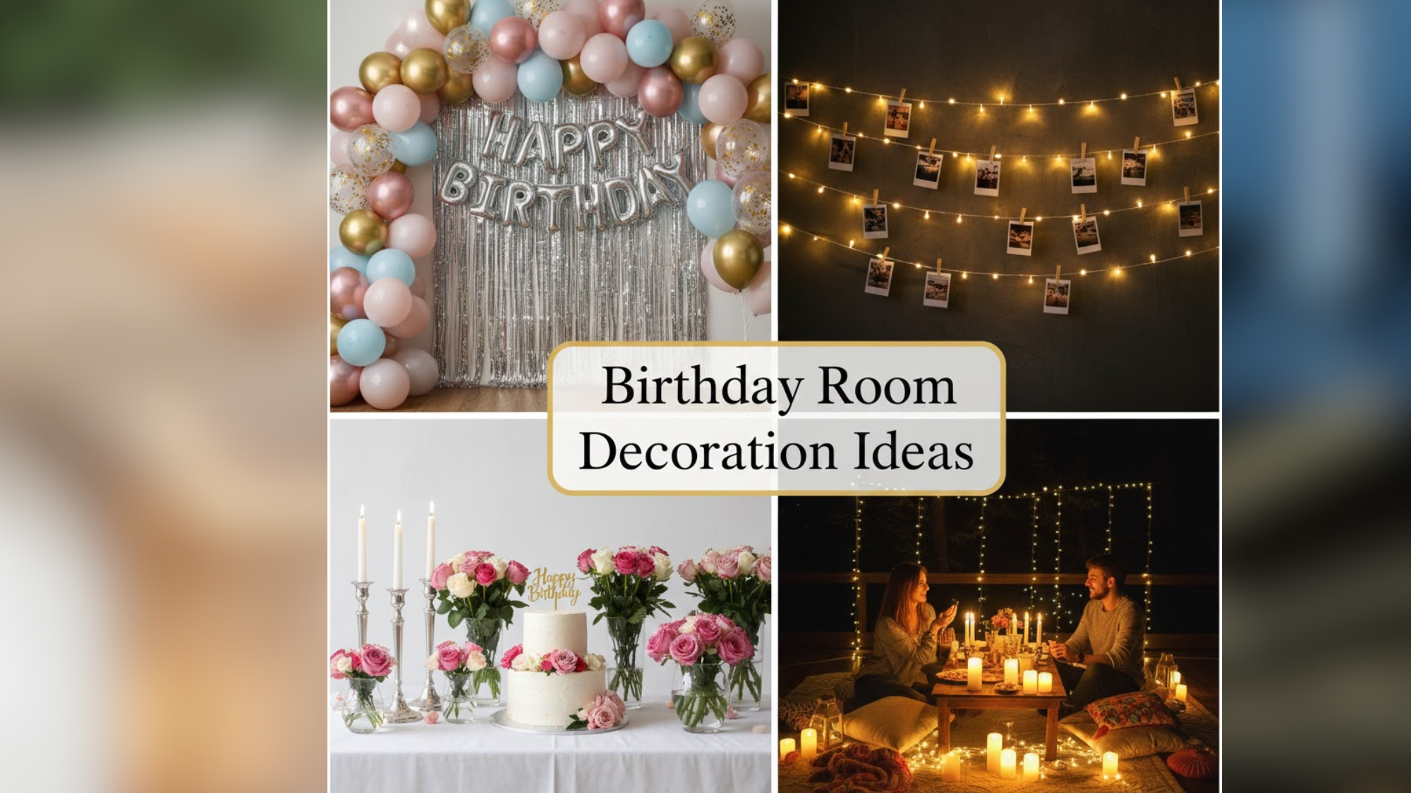 Trendy Birthday Room Decoration Ideas