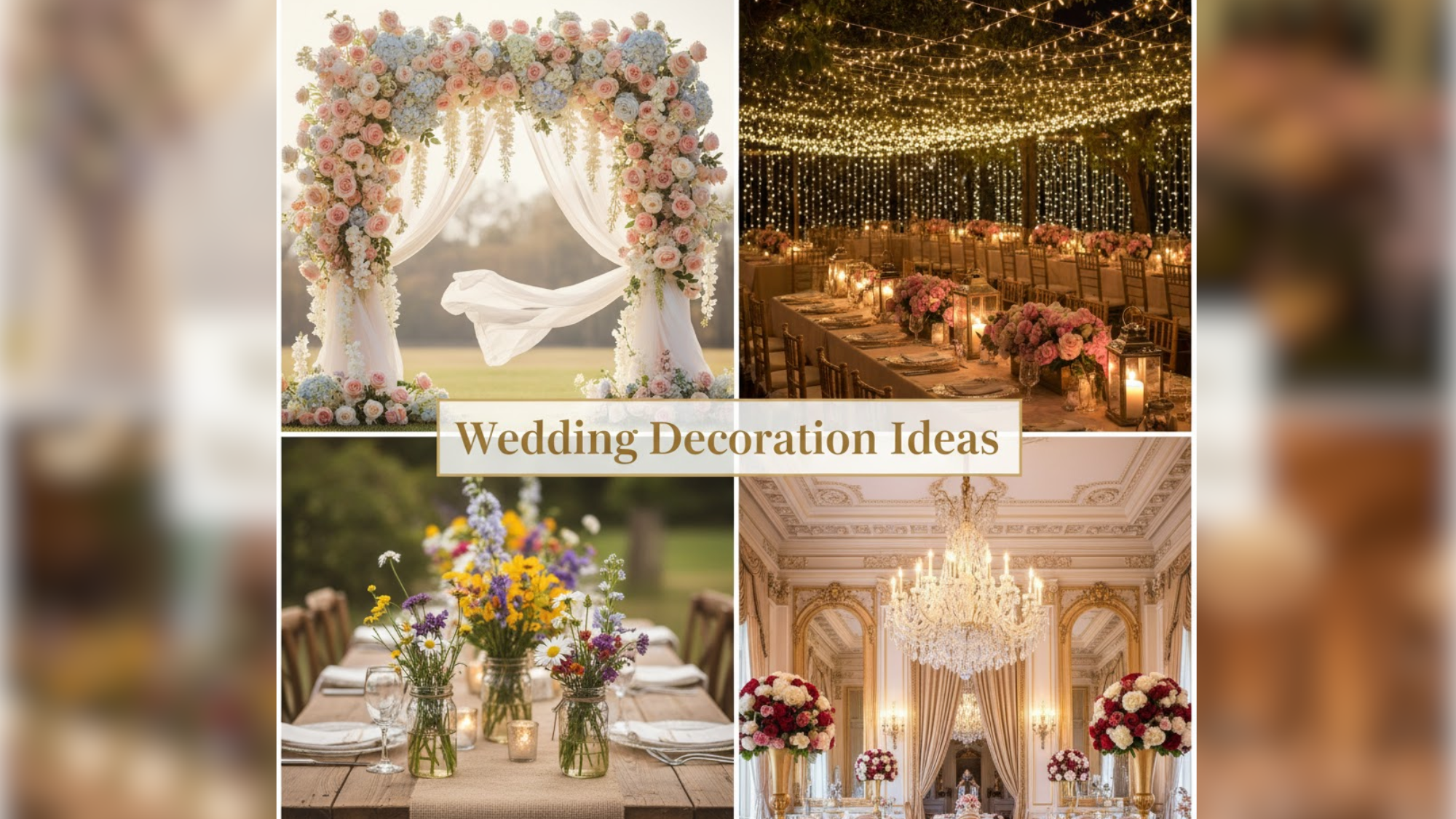 Wedding Decoration Ideas to Make Your Big Day Unforgettable