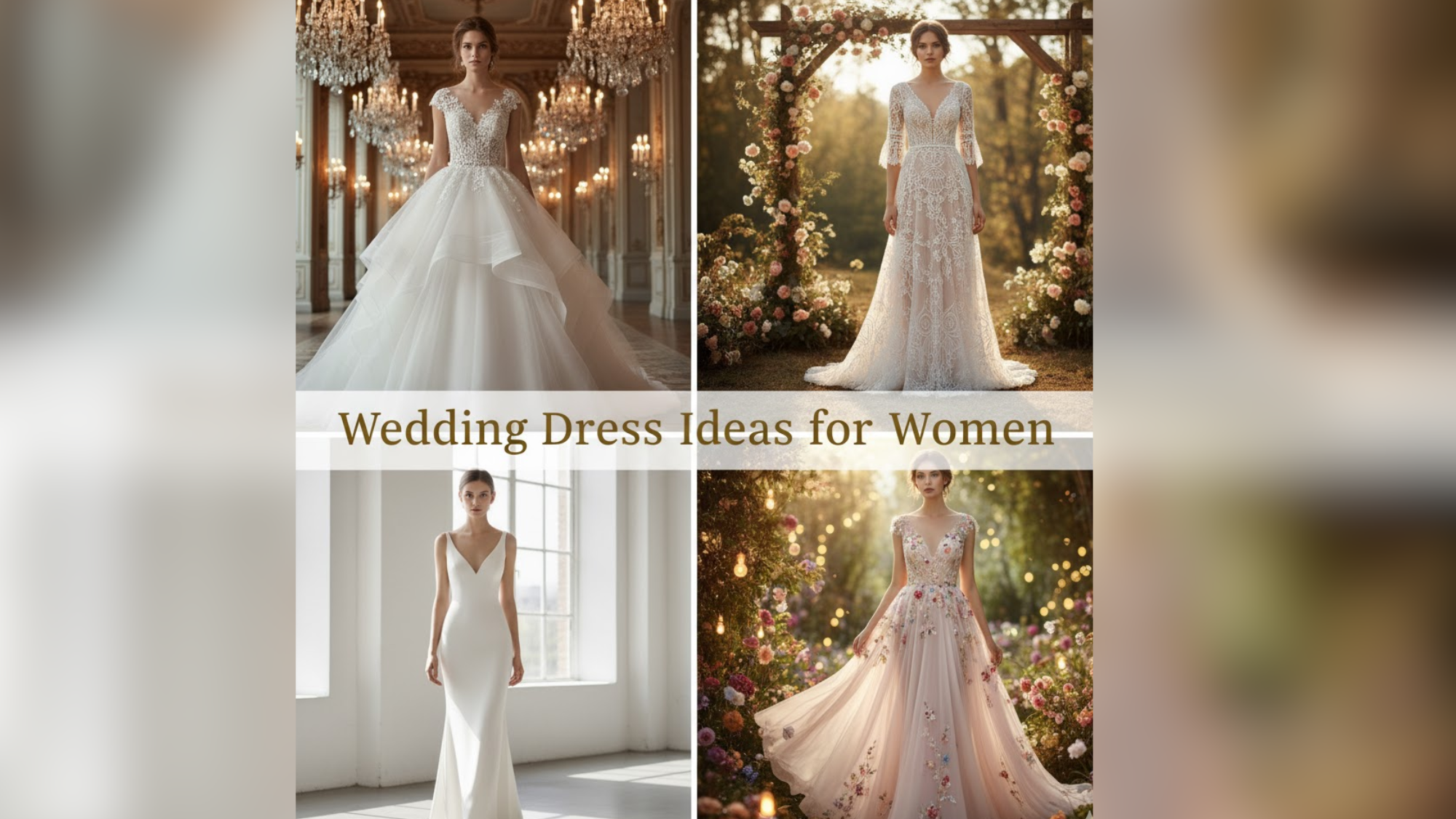 Wedding Dress Ideas for Women