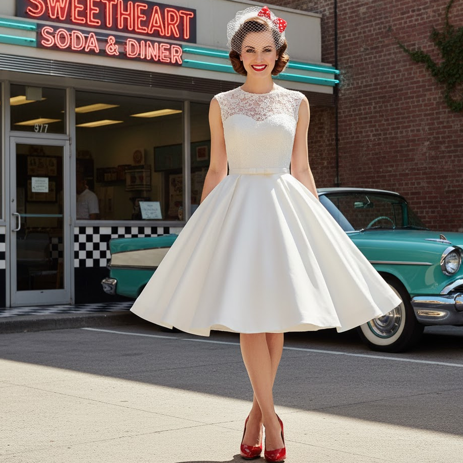 Short or Tea Length Dress