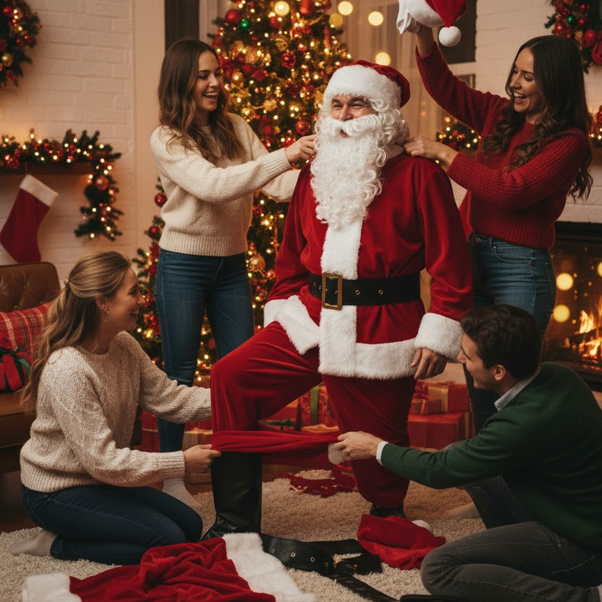 Santa Dress-Up Relay