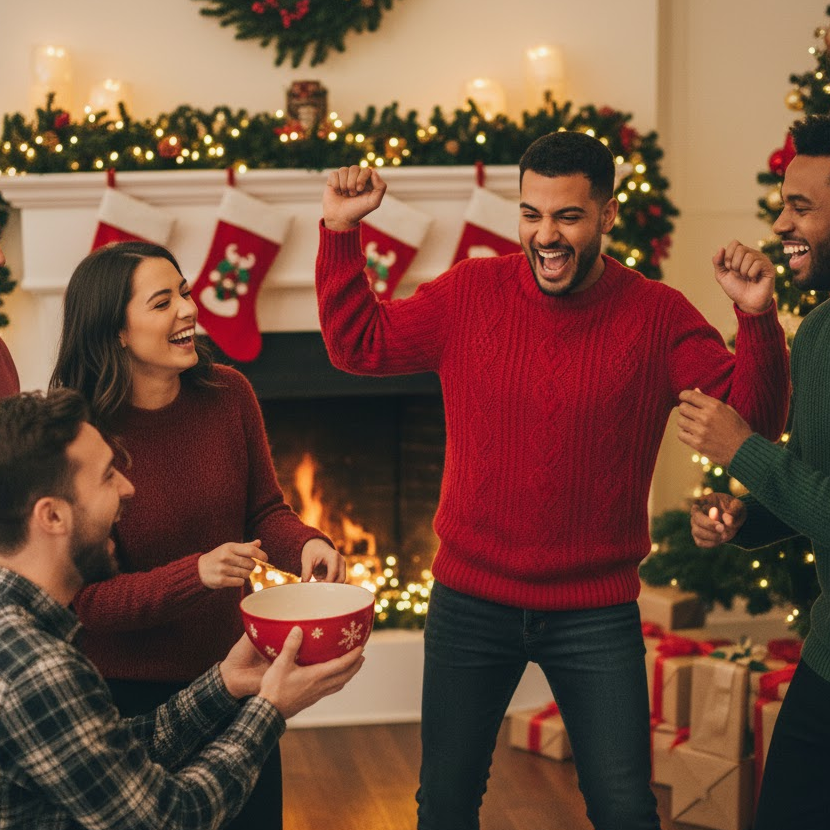 Christmas Celebrity Name Game