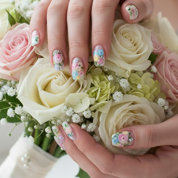 Floral Nail Art