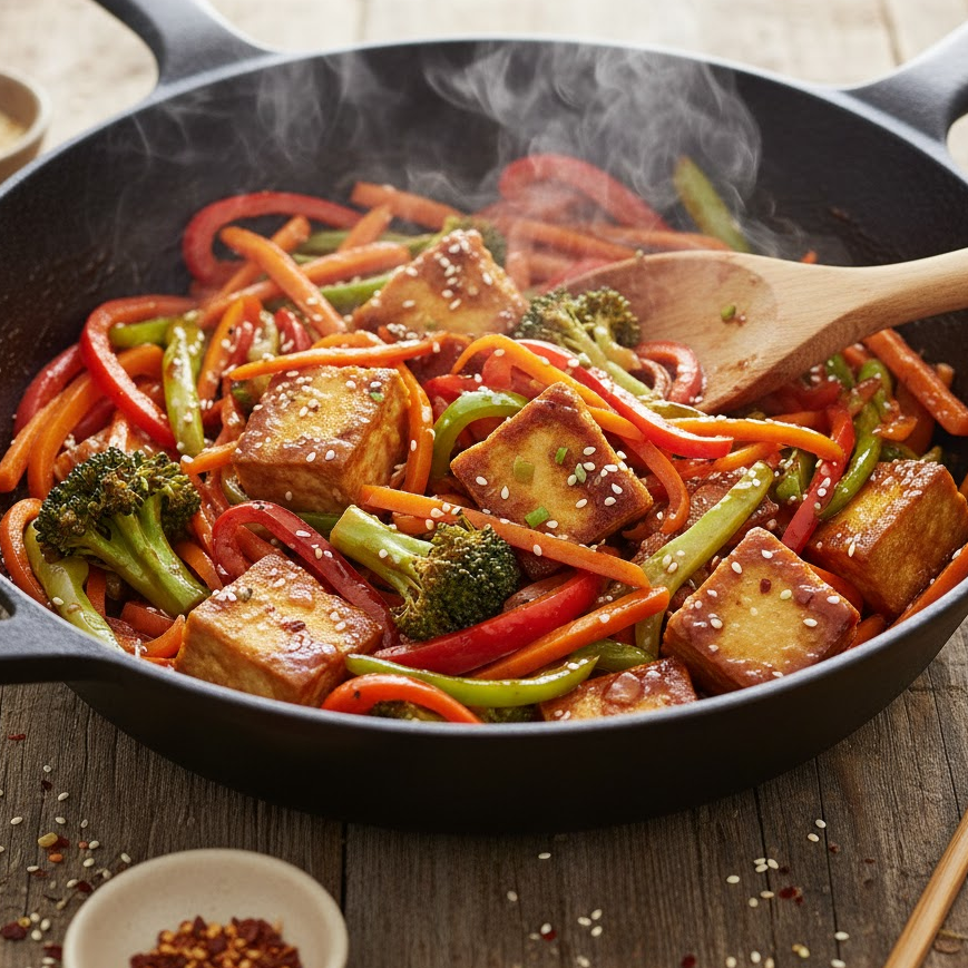 Crispy Tofu Stir-Fry