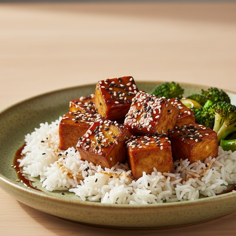 Baked Teriyaki Tofu