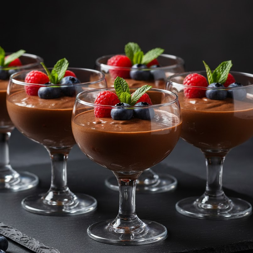 Tofu Chocolate Mousse