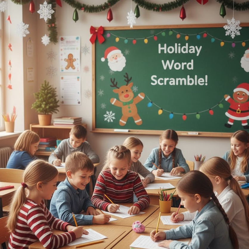  Christmas Word Scramble