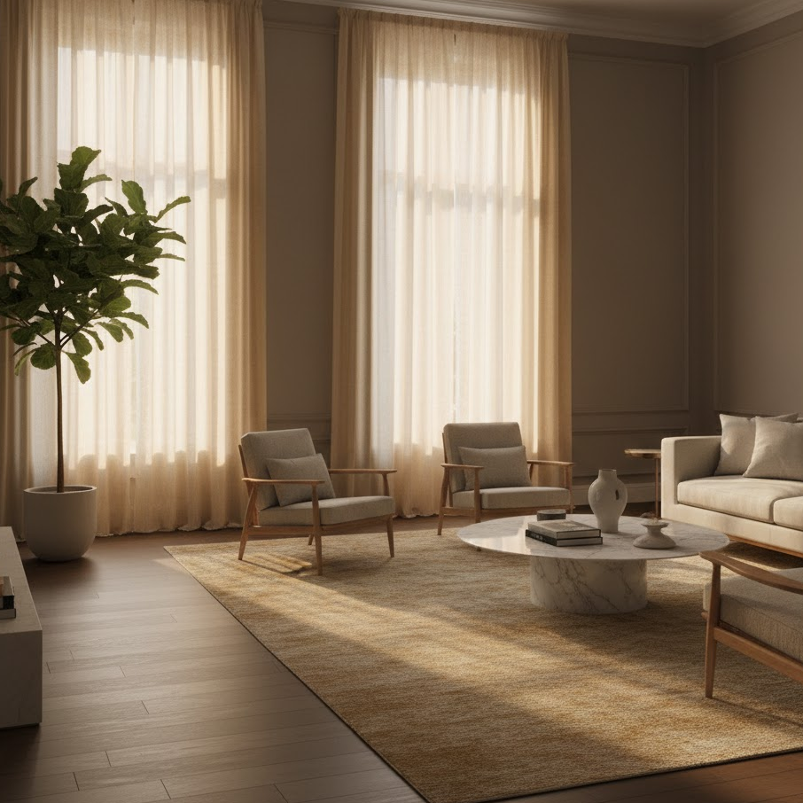 Classic Floor-Length Drapes