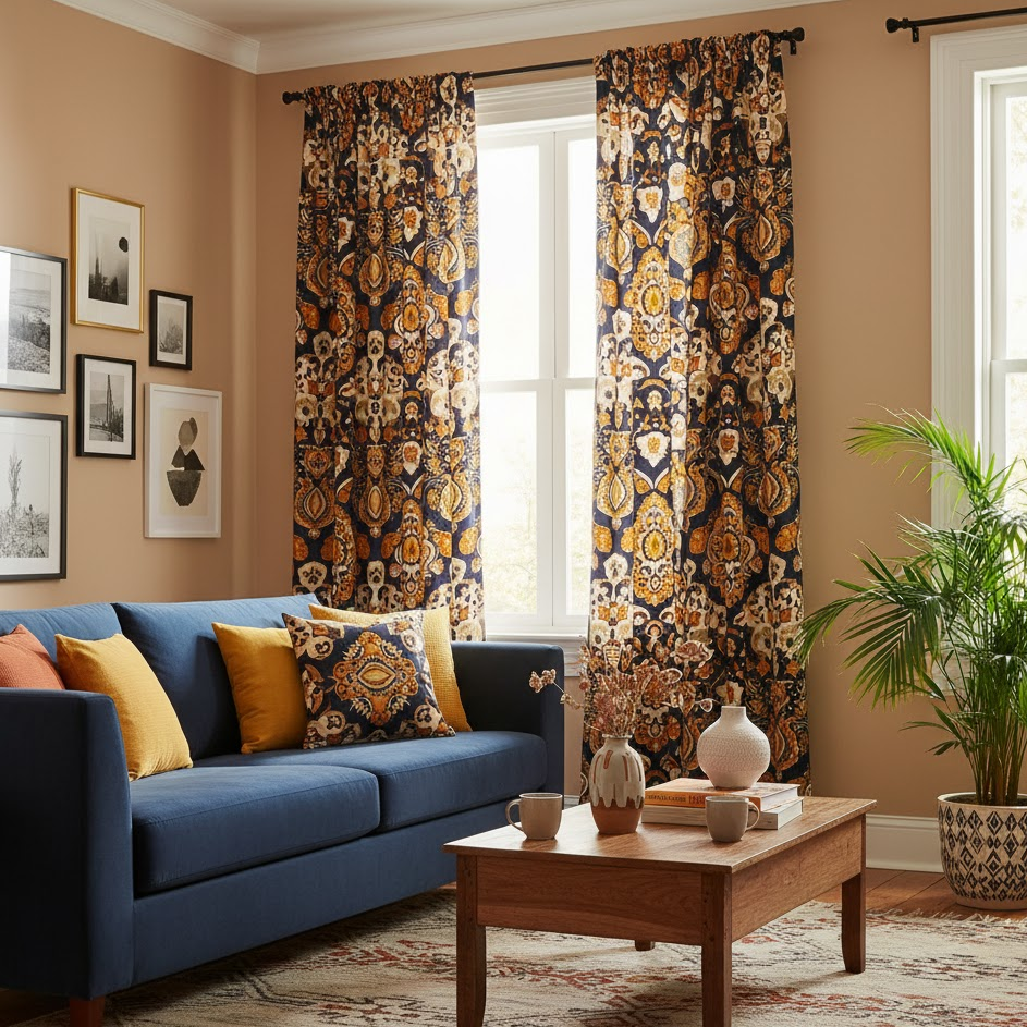 Patterned Curtains
