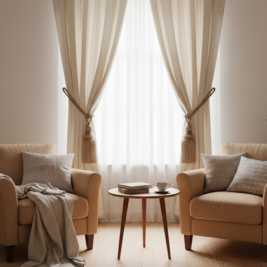  Tassel and Tie-Back Accents