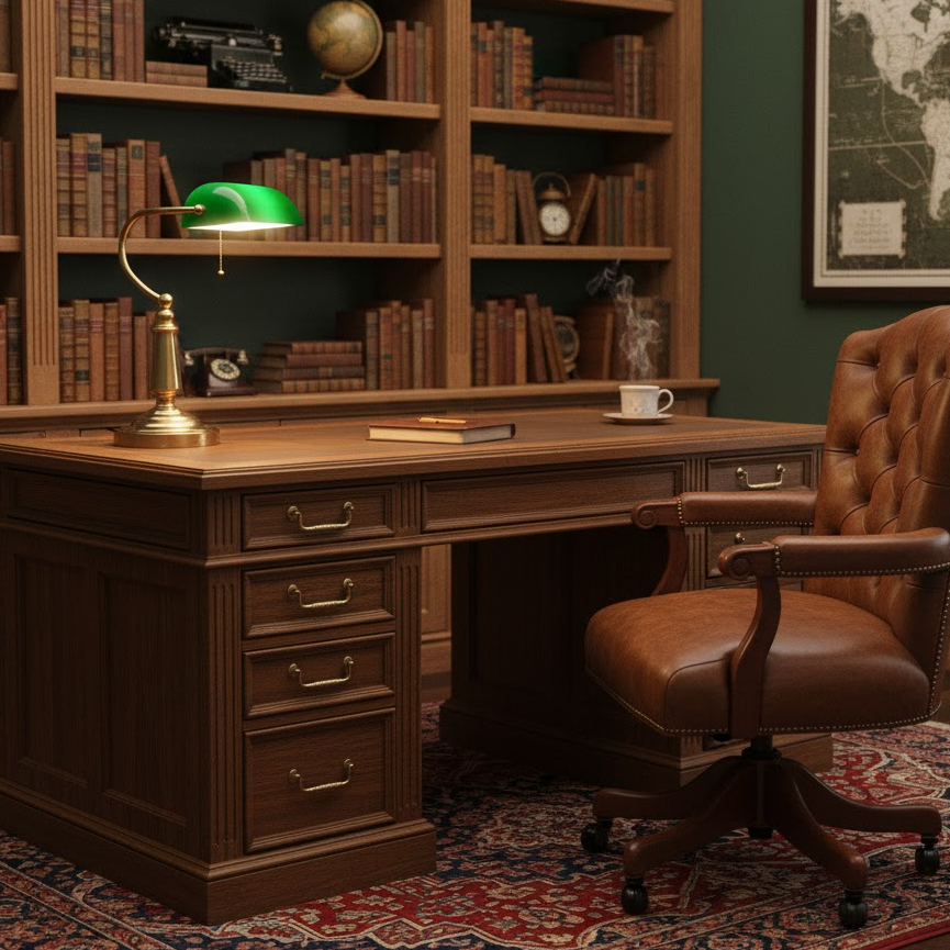  Vintage Charm Office