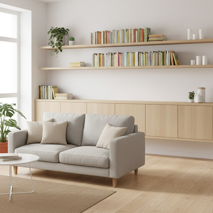 Floating Shelves and Wall Storage