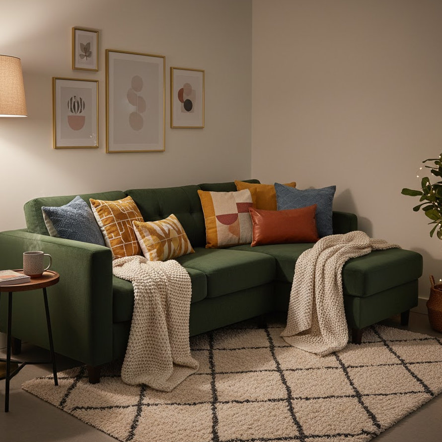 Compact and Cozy Seating