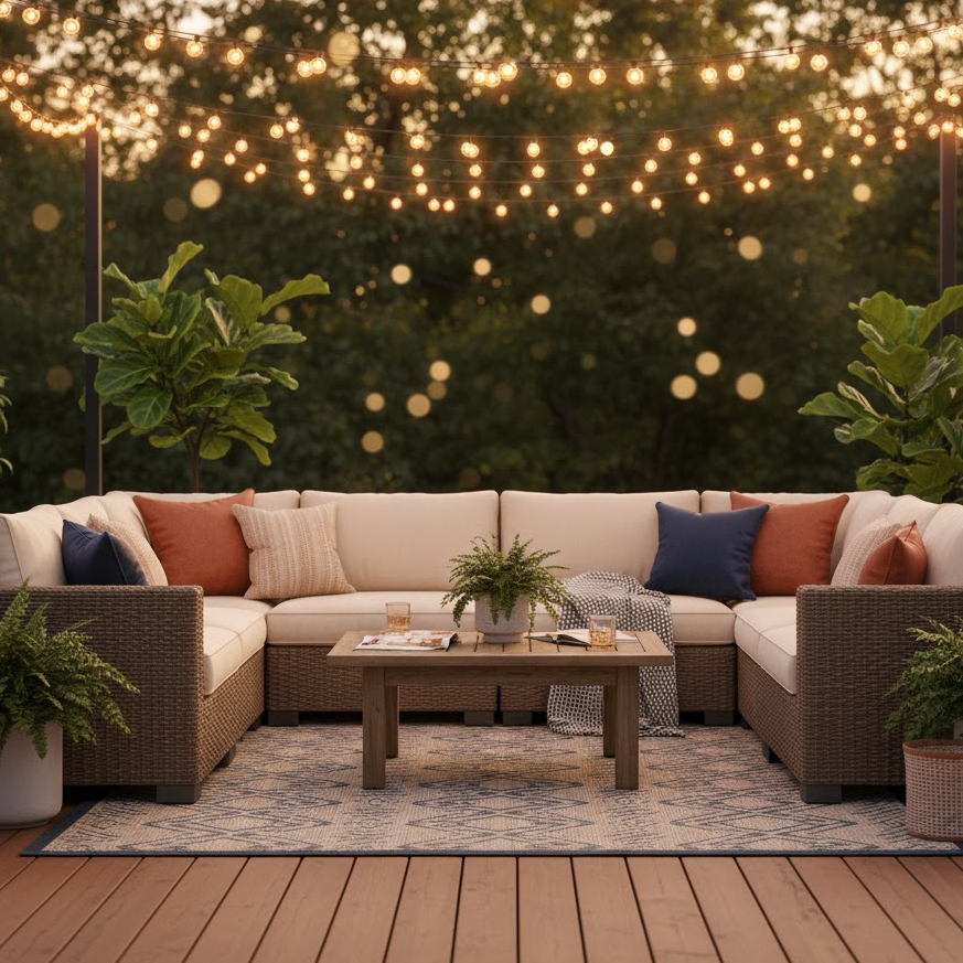 Cozy Outdoor Lounge Set
