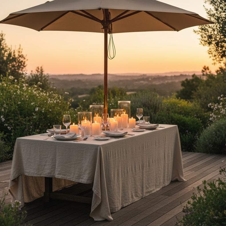 Elegant Dining Set for Alfresco Meals