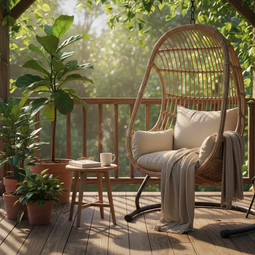 Hammock or Swing Chair Corner