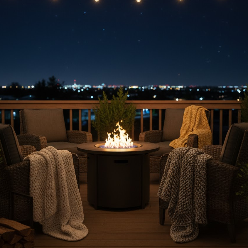 Fire Pit Seating Area