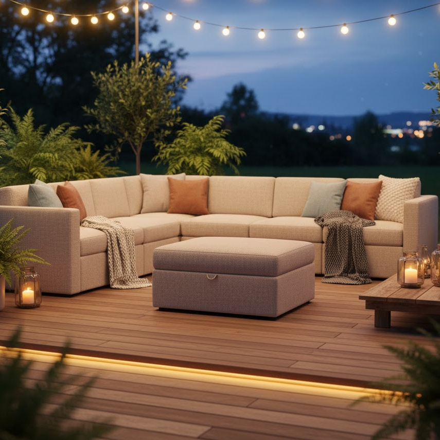 Sectional Sofa with Storage