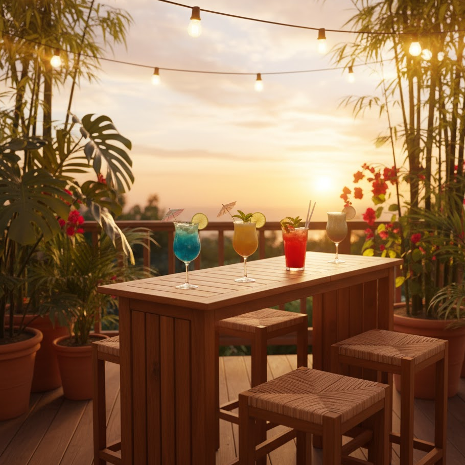 Outdoor Bar Setup