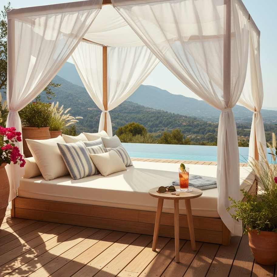 Daybed or Chaise Lounge Area