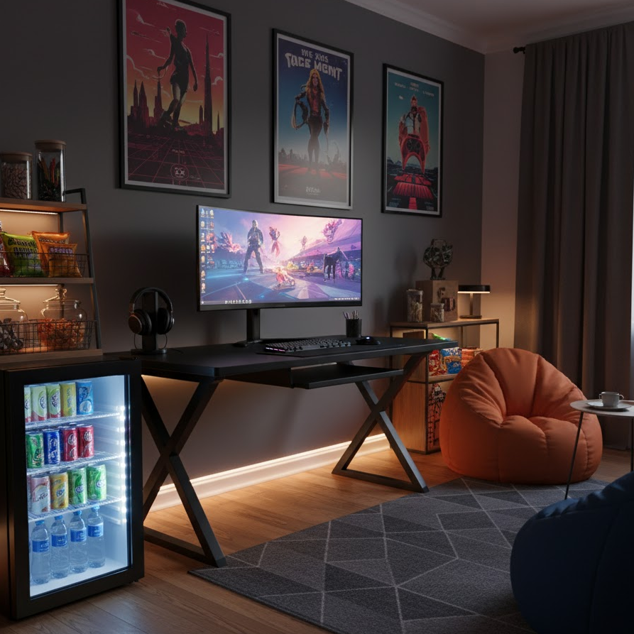 Mini Fridges and Snack Stations