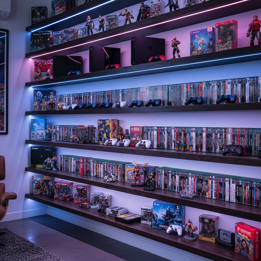  Wall-Mounted Shelves and Display Units