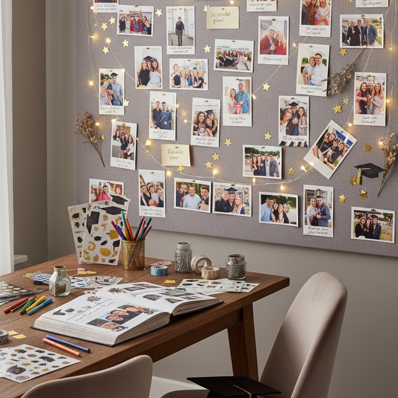 Memory Wall or Scrapbook Table