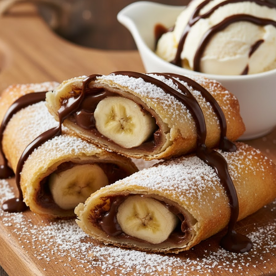 sweet-nutella-banana-egg-rolls-dessert-crispy-chocolate-banana