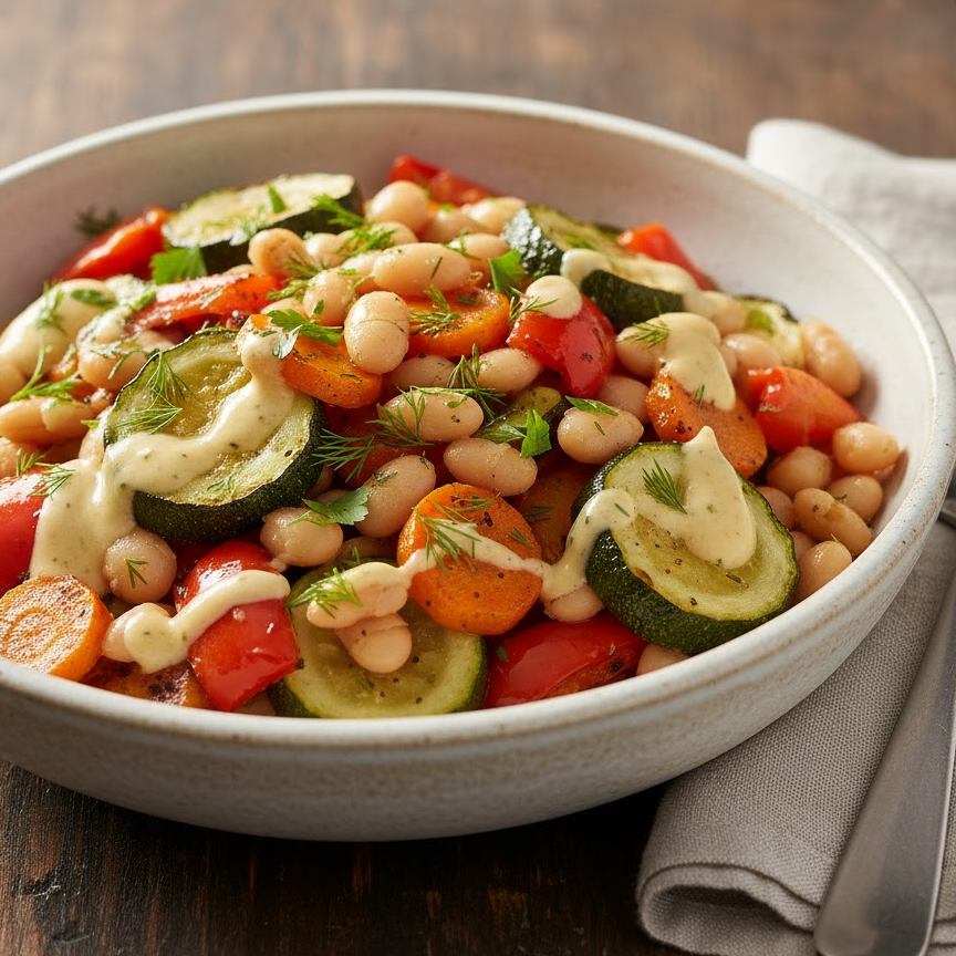 white-bean-roasted-veggie-bowl-nutrient-rich