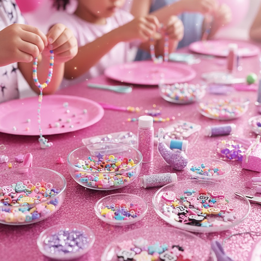 barbie-bracelet-craft-station