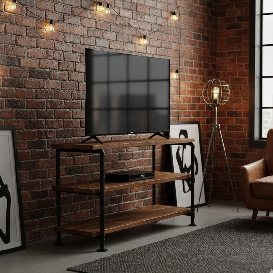 industrial-pipe-tv-stand