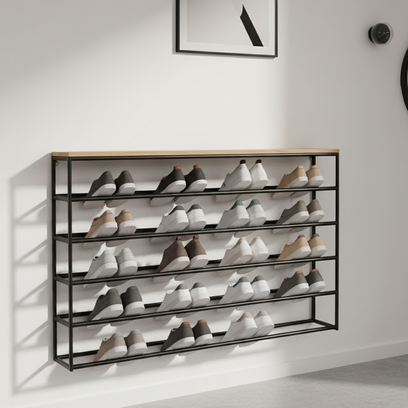 wall-mounted-shoe-rack