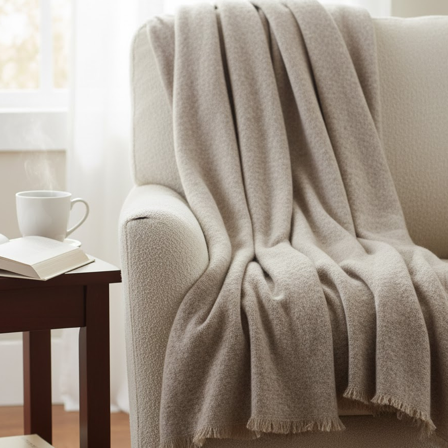 High-End-Cashmere-Throw-Mom-70th-Birthday-Luxury-Gift-Alpaca-Blanket-Cozy-Comfort-Relaxation-Premium-Fabric