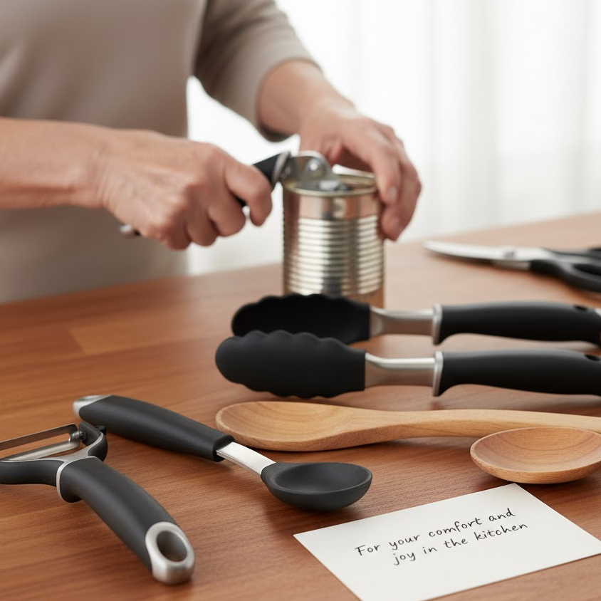 Ergonomic-Kitchen-Tools-Mom-70th-Birthday-Gift-Easy-Grip-Gadgets-Comfort-Cooking-Senior-Friendly-Kitchenware