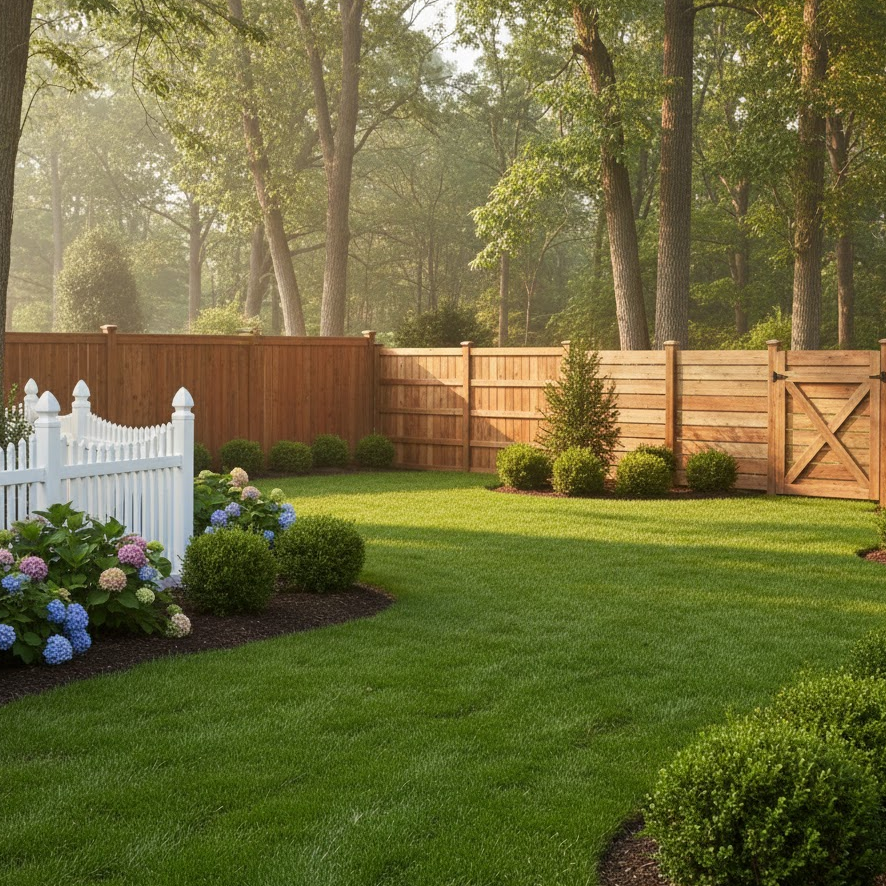 classic-wood-fence-backyard-decor-picket-shadowbox-cedar-rustic-panels