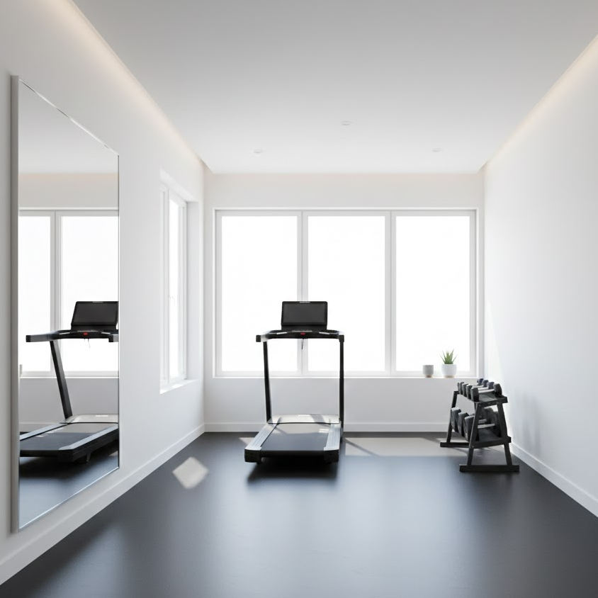 minimalist-home-gym-white-grey-clean-simple