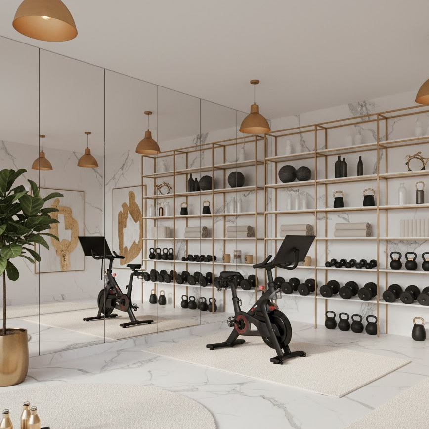 luxury-home-gym-marble-gold-black-elegant
