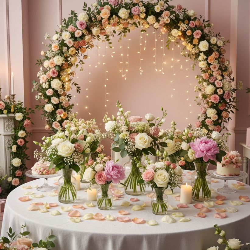 floral-birthday-decor-room-fresh-flower-setup