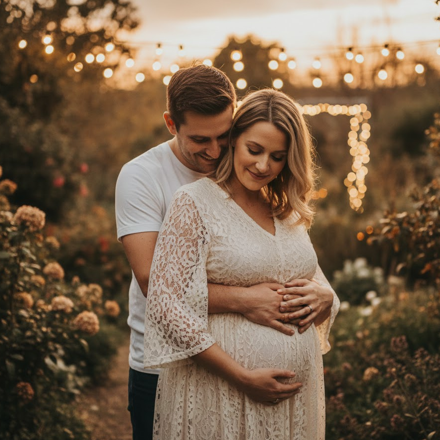 couple-maternity-photo-partner-hugging-baby-bump-romantic-soft-light