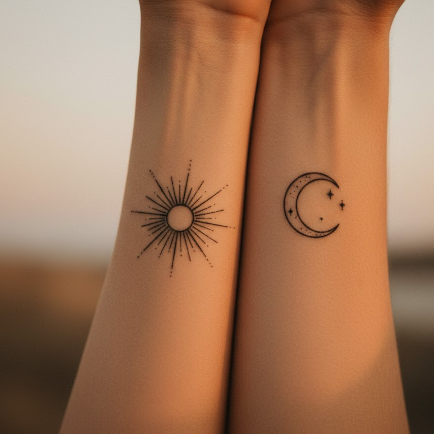 sun-and-moon-matching-tattoo-hand-placement