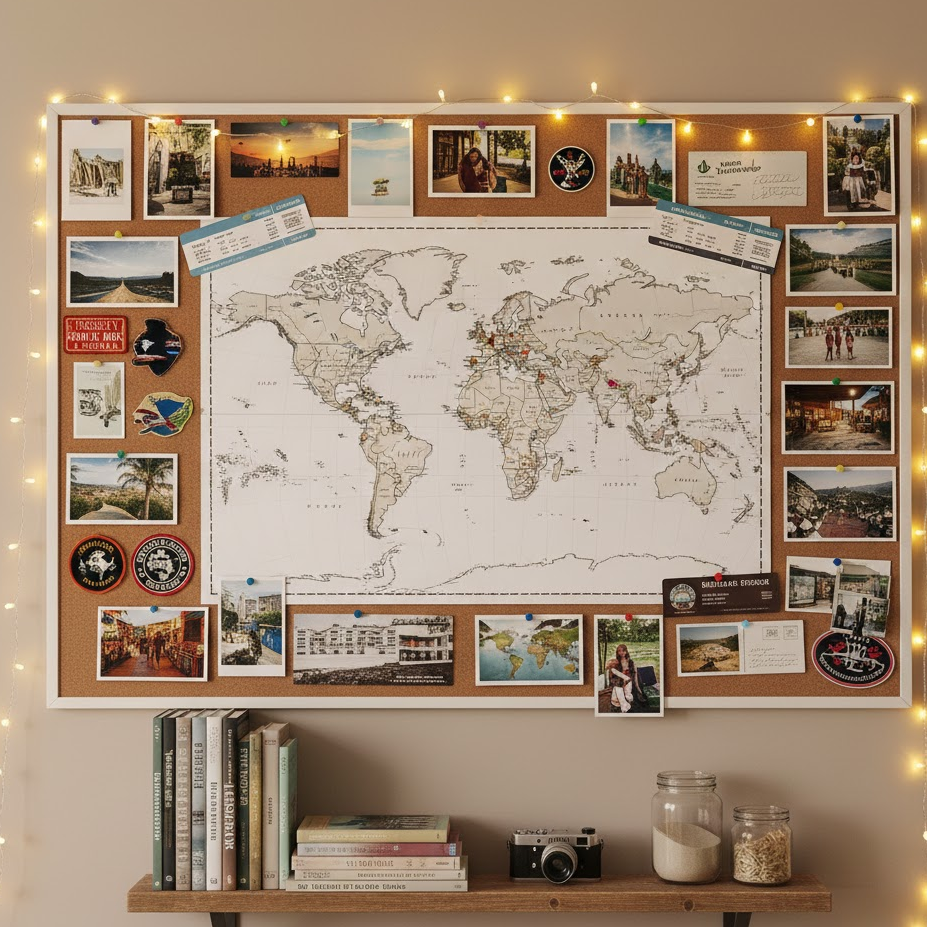 travel-story-photo-wall-world-map-theme-adventure-memories-display