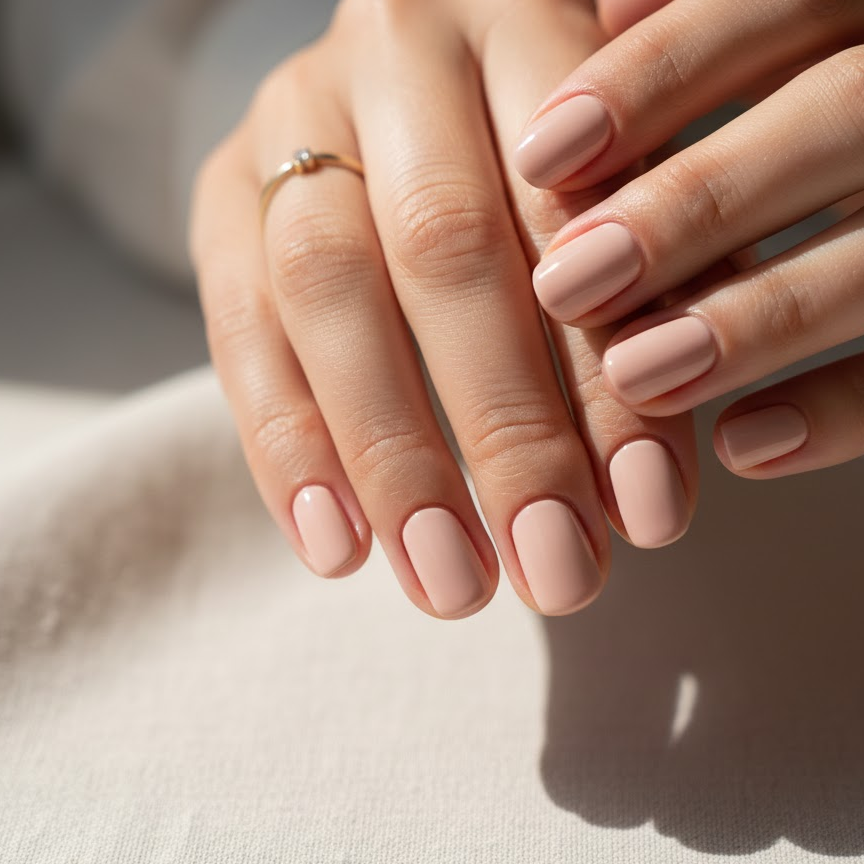 classic-nude-polish-simple-elegant-natural-clean-nail-look