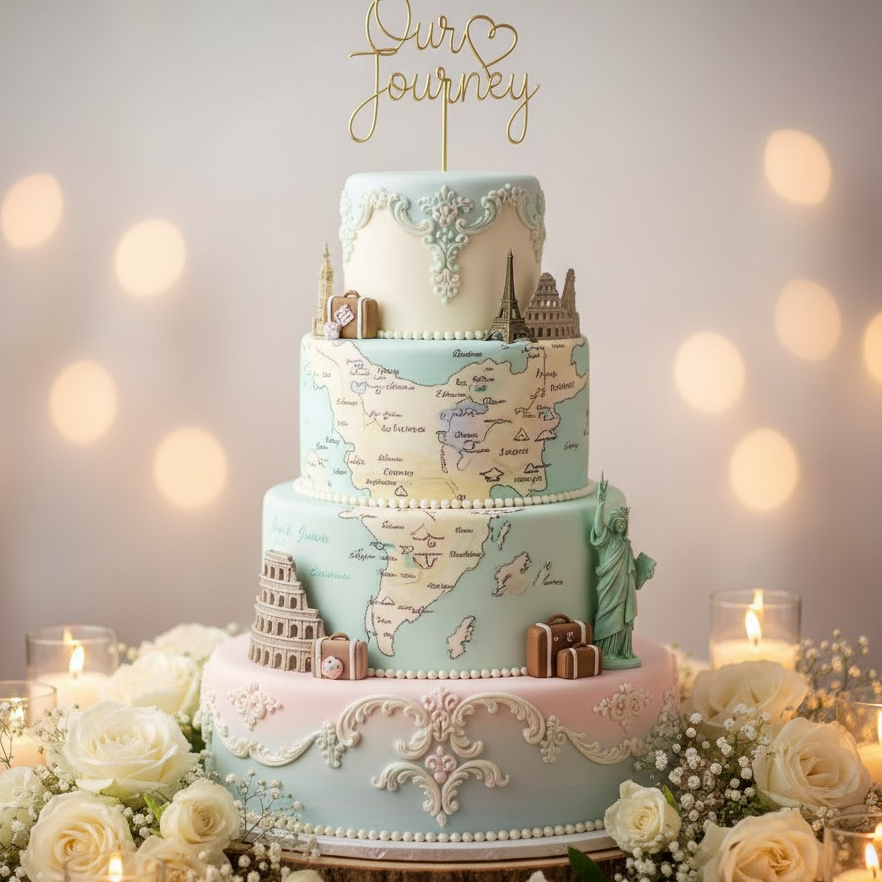 Themed Wedding Cake