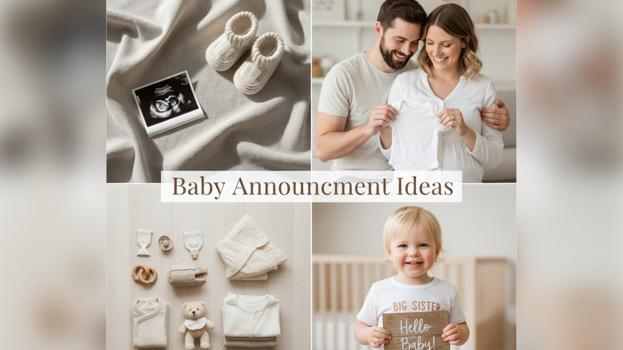 Thoughtful Baby Announcement Ideas for a Meaningful Reveal