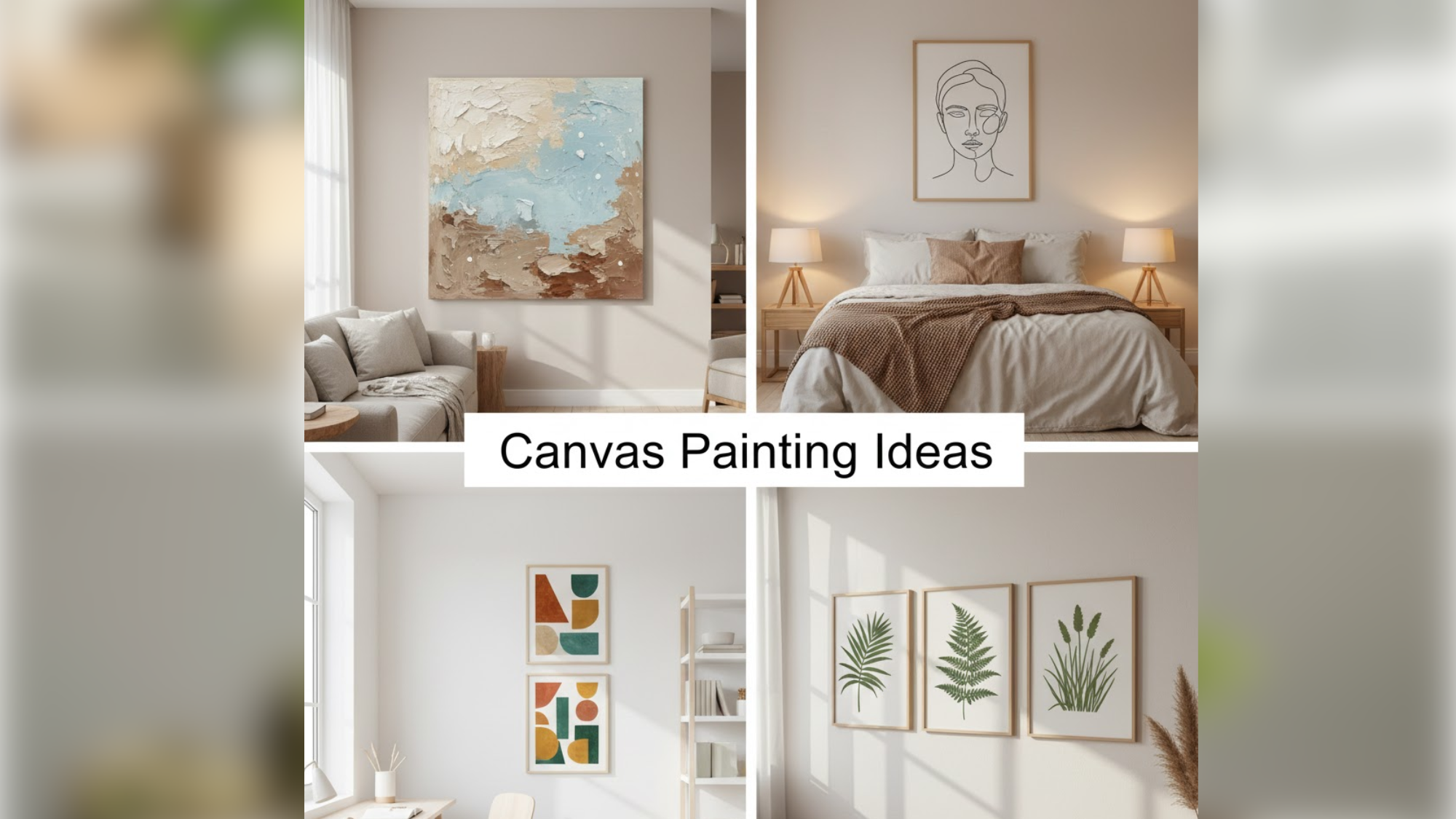 Beginner Friendly Canvas Painting Ideas