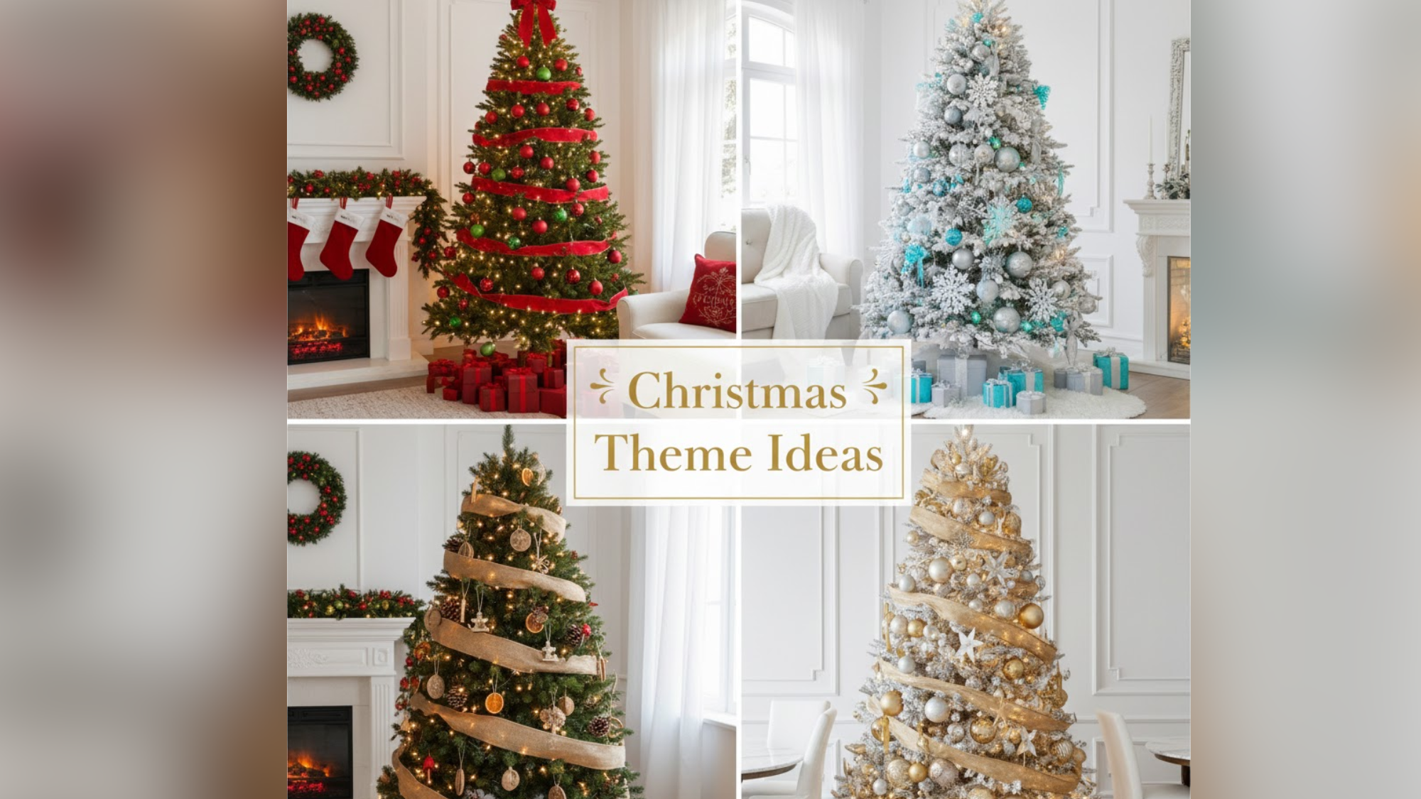 Modern and Traditional Christmas Theme Ideas You Will Love