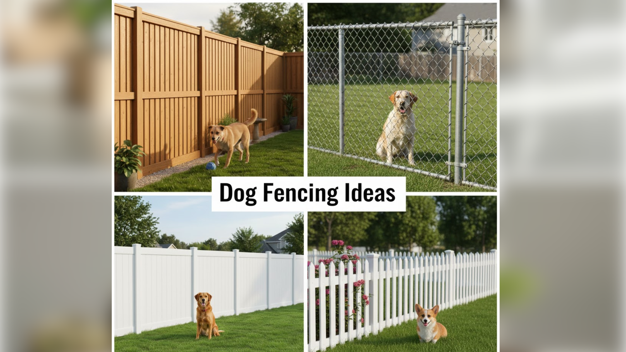 Affordable Dog Fencing Ideas That Really Work
